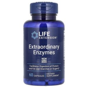 дополнительные ферменты, 60 капсул — Life Extension