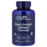 Bone Strength, добавка с коллагеном для укрепления костей, 120 капсул — Life Extension