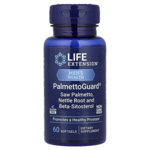 Men's Health, PalmettoGuard®, сереноя, корень крапивы и бета-ситостерол, 60 капсул — Life Extension