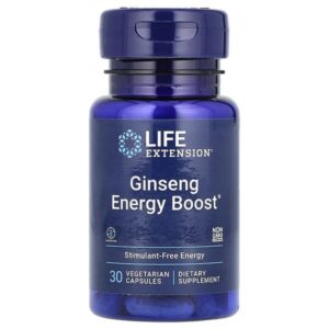 Ginseng Energy Boost, 30 вегетарианских капсул — Life Extension