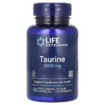 Таурин, 1000 мг, 90 вегетарианских капсул — Life Extension