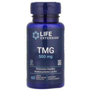 ТМГ, 500 мг, 60 вегетарианских капсул с жидкостью — Life Extension