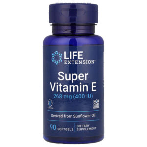 супервитамин E, 268 мг (400 МЕ), 90 капсул — Life Extension