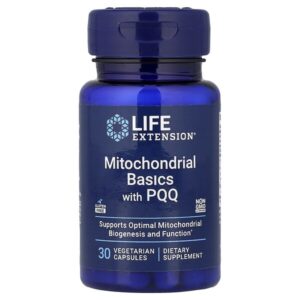 Mitochondrial Basics с PQQ, 30 вегетарианских капсул — Life Extension