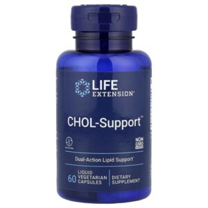 CHOL-Support™, 60 вегетарианских капсул с жидкостью — Life Extension
