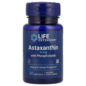 астаксантин с фосфолипидами, 30 капсул — Life Extension