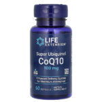 Super Ubiquinol CoQ10 with Enhanced Mitochondrial Support, 100 мг, 60 мягких желатиновых капсул — Life Extension