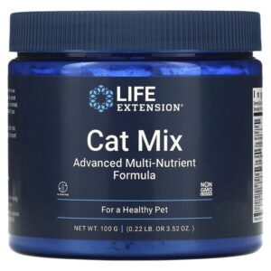 Cat Mix, усовершенствованное универсальное средство для котов с питательными веществами, 100 г (3,52 унции) — Life Extension