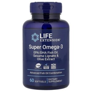 Super Omega-3, 60 мягких таблеток — Life Extension