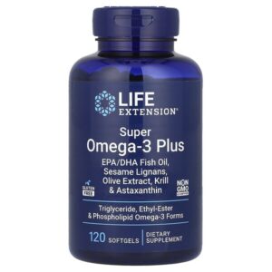 суперомега-3 плюс, 120 капсул — Life Extension