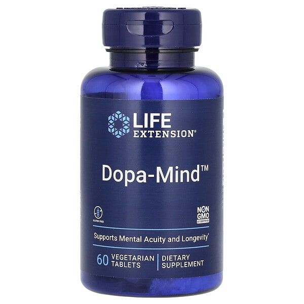 lex20066_v_109.jpg Dopa-Mind, 60 вегетарианских таблеток — Life Extension