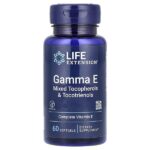 Gamma E, смесь токоферолов и токотриенолов, 60 капсул — Life Extension