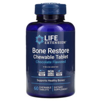 Bone Restore, восстановление костей, шоколад, 60 жевательных таблеток — Life Extension