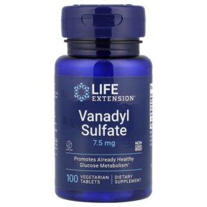 ванадилсульфат, 100 растительных таблеток — Life Extension