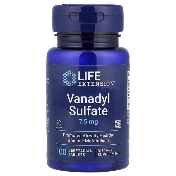lex21310_v_57.jpg ванадилсульфат, 100 растительных таблеток — Life Extension