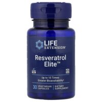 Resveratrol Elite™, 30 вегетарианских капсул — Life Extension