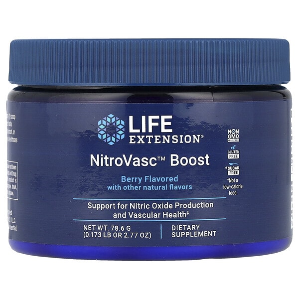 lex23203_v_8.jpg NitroVasc™ Boost, ягодный, 78,6 г (2,77 унции) — Life Extension