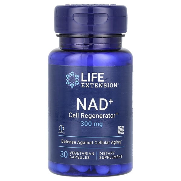 lex23443_v_24.jpg регенератор NAD и клеток, 300 мг, 30 вегетарианских капсул — Life Extension