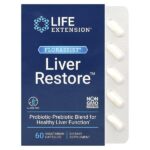 FLORASSIST Liver Restore, добавка для здоровья печени, 60 вегетарианских капсул — Life Extension