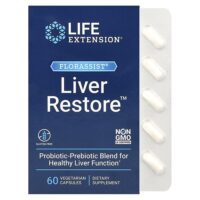 FLORASSIST Liver Restore, добавка для здоровья печени, 60 вегетарианских капсул — Life Extension