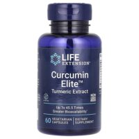 Curcumin Elite, экстракт куркумы, 60 растительных капсул — Life Extension