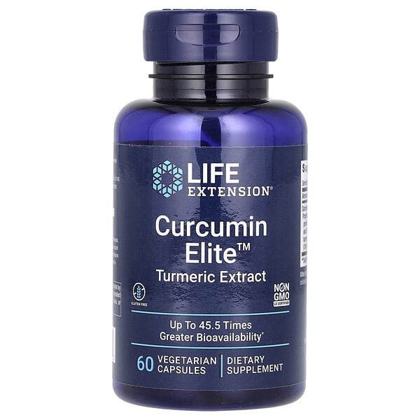 lex24076_v_41.jpg Curcumin Elite, экстракт куркумы, 60 растительных капсул — Life Extension