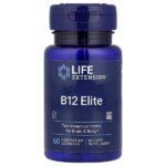 B12 Elite, 60 вегетарианских пастилок (1000 мкг в 1 пастилке) — Life Extension