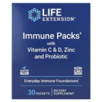 Иммунные пакеты с витаминами C и D, цинком и пробиотиком, 30 пакетиков — Life Extension
