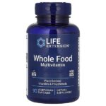 мультивитамины из цельных продуктов, 90 вегетарианских капсул — Life Extension