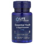Essential Youth L-эрготионеин, 5 мг, 30 вегетарианских капсул — Life Extension