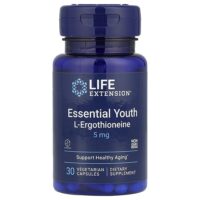 Essential Youth L-эрготионеин, 5 мг, 30 вегетарианских капсул — Life Extension