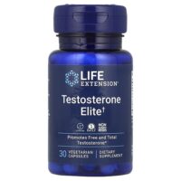 Testosterone Elite, 30 вегетарианских капсул — Life Extension