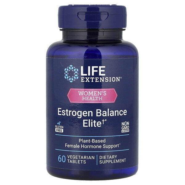 lex25346_v_8.jpg Women's Health, Estrogen Balance Elite, 60 вегетарианских таблеток — Life Extension