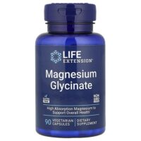 Глицинат магния, 90 вегетарианских капсул (105 мг на капсулу) — Life Extension