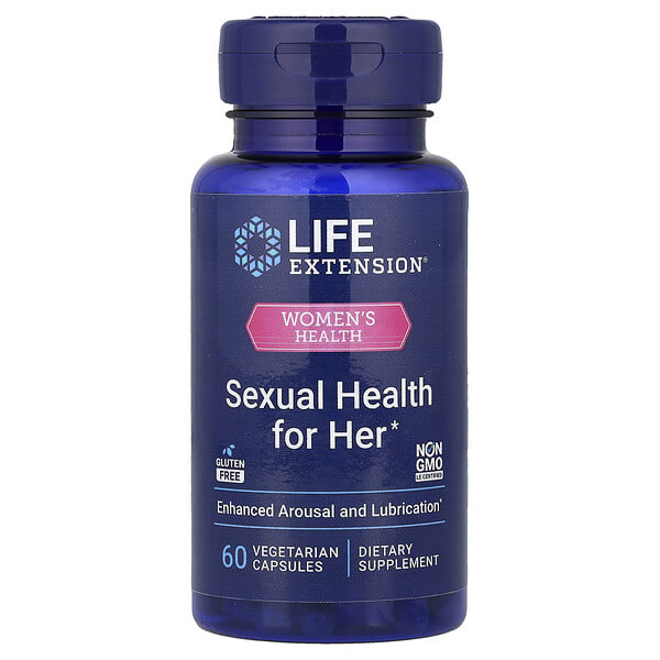 lex25366_v_24.jpg Women's Health, Sexual Health for Her, 60 вегетарианских капсул — Life Extension