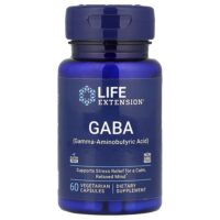 ГАМК, 60 вегетарианских капсул — Life Extension