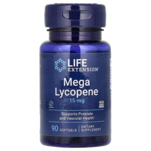 Мега ликопин, 15 мг, 90 капсул — Life Extension