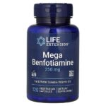 Мега-бенфотиамин, 250 мг, 120 вегетарианских капсул — Life Extension
