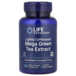 Super Green Tea, экстракт зеленого чая, с низким содержанием кофеина, 100 вегетарианских капсул (725 мг в 1 капсуле) — Life Extension