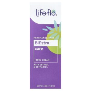 BiEstro Care™, крем для тела, без отдушки, 112 г (4 унции) — Life-flo