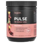 Pulse, предтренировочный напиток, фруктовый пунш, 490 г (1,08 фунта) — Legion Athletics
