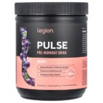 Pulse, предтренировочный напиток, со вкусом винограда, 492 г (1,08 фунта) — Legion Athletics