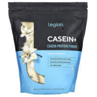Casein +, казеиновый протеиновый порошок, французская ваниль, 960 г (2,11 фунта) — Legion Athletics