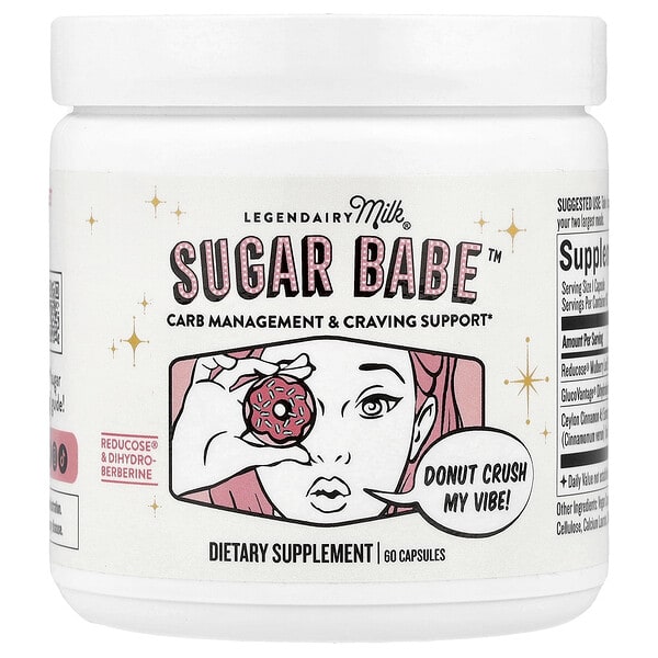 lgd41057_v_16.jpg Sugar Babe™, контроль потребления углеводов и поддержка тяги, 60 капсул — Legendairy Milk