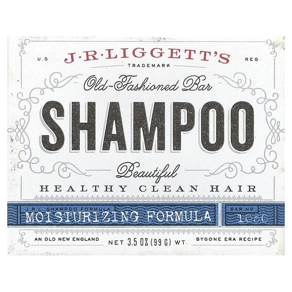 lgj10205_v_48.jpg Old-Fashioned Shampoo Bar, увлажняющая формула, 99 г (3,5 унции) — J.R. Liggett's