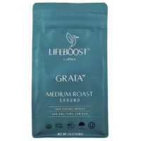 Кофе Grata™, молотый, средней обжарки, 340 г (12 унций) — Lifeboost