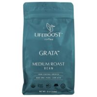 Кофе Grata™, в зернах, средней обжарки, 340 г (12 унций) — Lifeboost