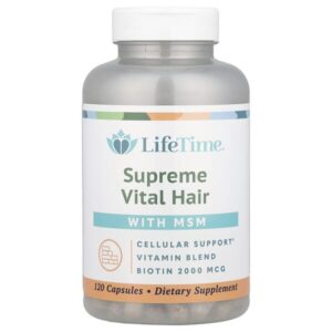 Supreme Vital Hair с MSM, 120 капсул — LifeTime Vitamins