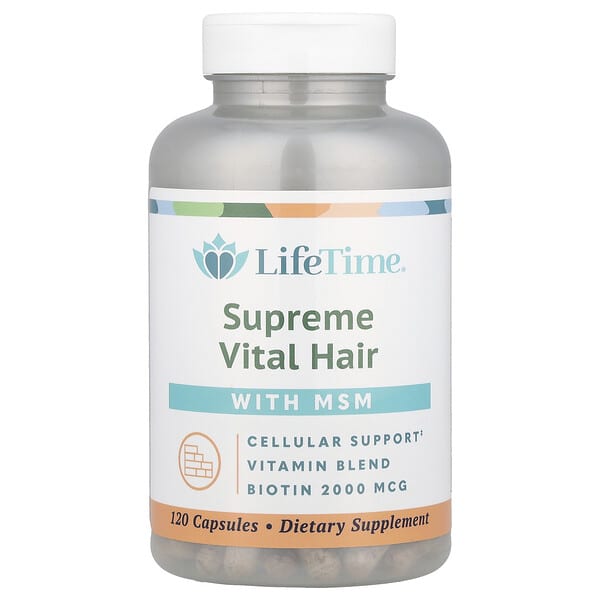 lif20075_v_30.jpg Supreme Vital Hair с MSM, 120 капсул — LifeTime Vitamins