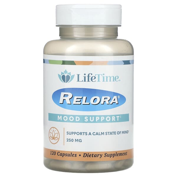 lif29004_v_8.jpg Relora, поддержка настроения, 250 мг, 120 капсул — LifeTime Vitamins